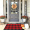 Area Rug Door Mat 2.3'X3.5' Red