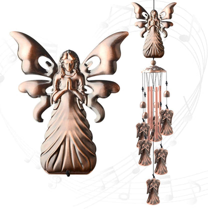 Angel Gifts for Grandma, Mother Wind Chimes,Birthday Gifts for Mom/Husband/Wife/Women/Aunt/Daughte/Friend/Niece/Sister/Teacher,Gardening Gifts,Memorial Windchime Outside,Yard Decor