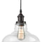 Ecopower Industrial Edison Vintage Style 1-Light Pendant Glass Hanging Light Kitchen Island Dining Pendant Lighting