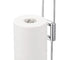 Toilet Paper Holder Stand, Bathroom Toilet Paper Storage for 3 Rolls of Toilet Tissue, Toilet Paper Stands Freestanding Toilet Paper Roll Holder Stand for Storage Organizing, Chrome